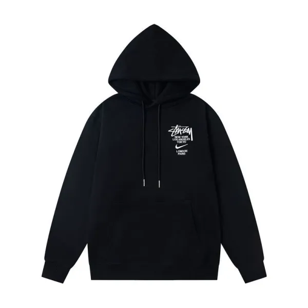 Stussy x Nike City Series Black Hoodie - 1