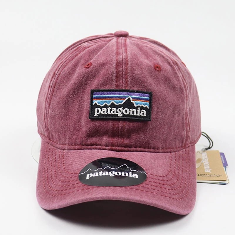 Patagonia P-6 Logo Responsibili-Tee Baseball Cap Gray/Yellow - 17
