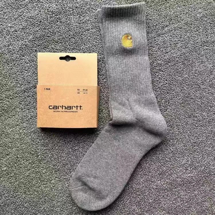 Carhartt Work In Progress Logo Socks Black - 6