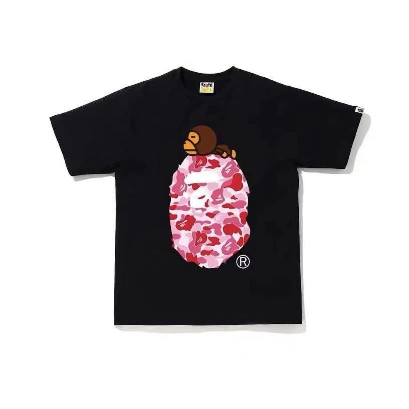 A Bathing Ape ABC Camo Skull T-Shirt Black - 4