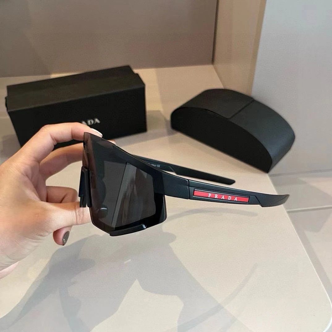 Prada Shield Sunglasses Black - 4