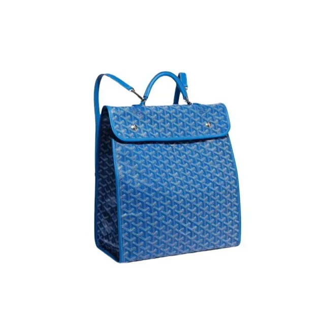 Goyard Backpacks Flap Backpack with Chevron Monogram Canvas product detail image 5
