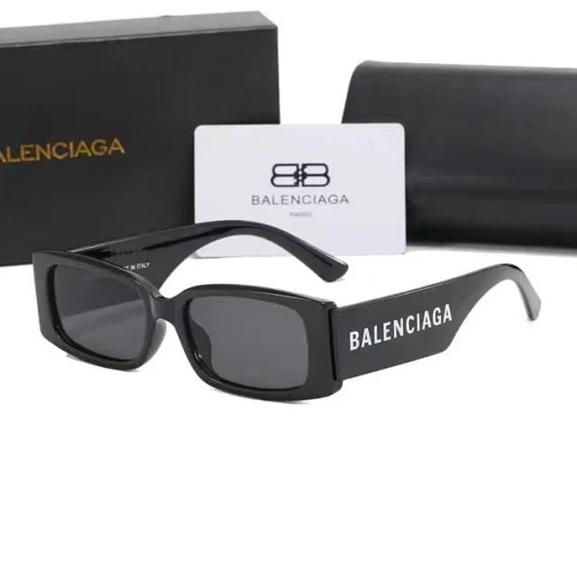 Balenciaga Eyewear Rectangular Logo Sunglasses product detail image 1