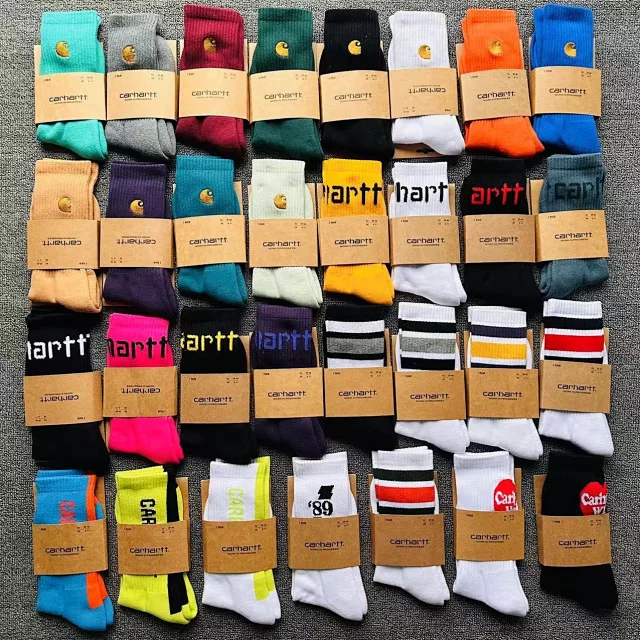 Carhartt Socks Ribbed crew with embroidered C logo product detail image 2