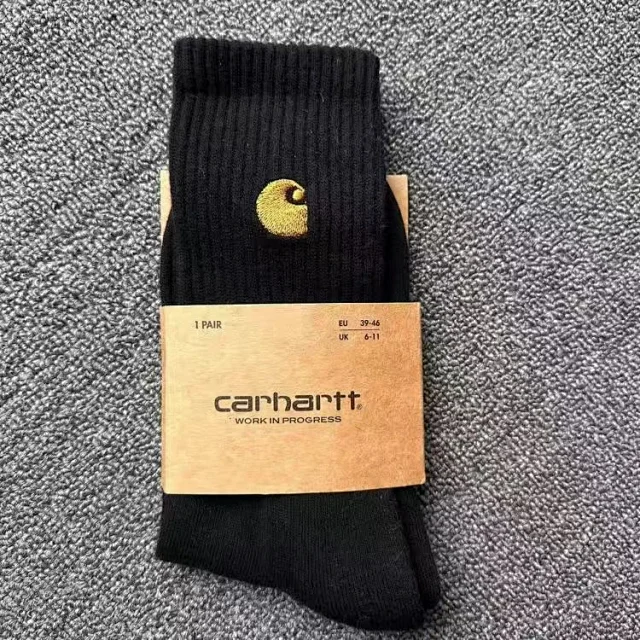 Carhartt Socks Ribbed crew with embroidered C logo product detail image 3