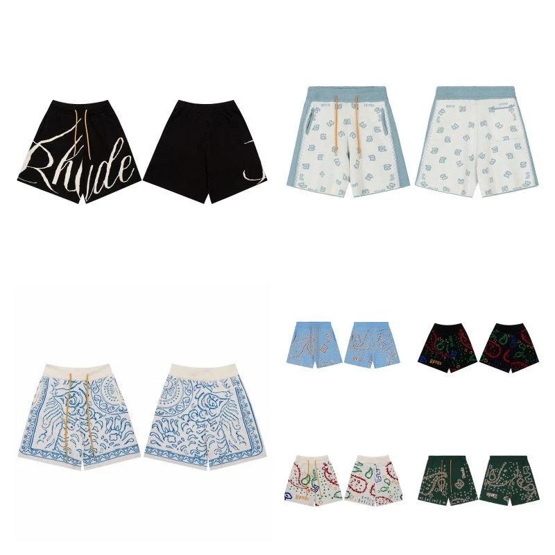 GRA Bandana Print Knit Shorts Black Multicolor - 3
