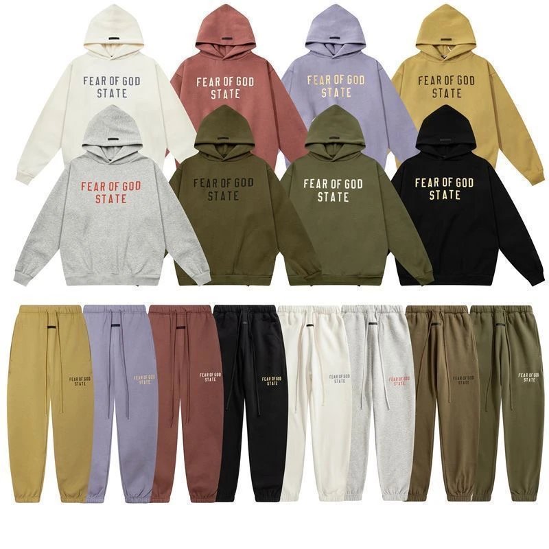 Fear of God Essentials Brown Sweatpants - 3