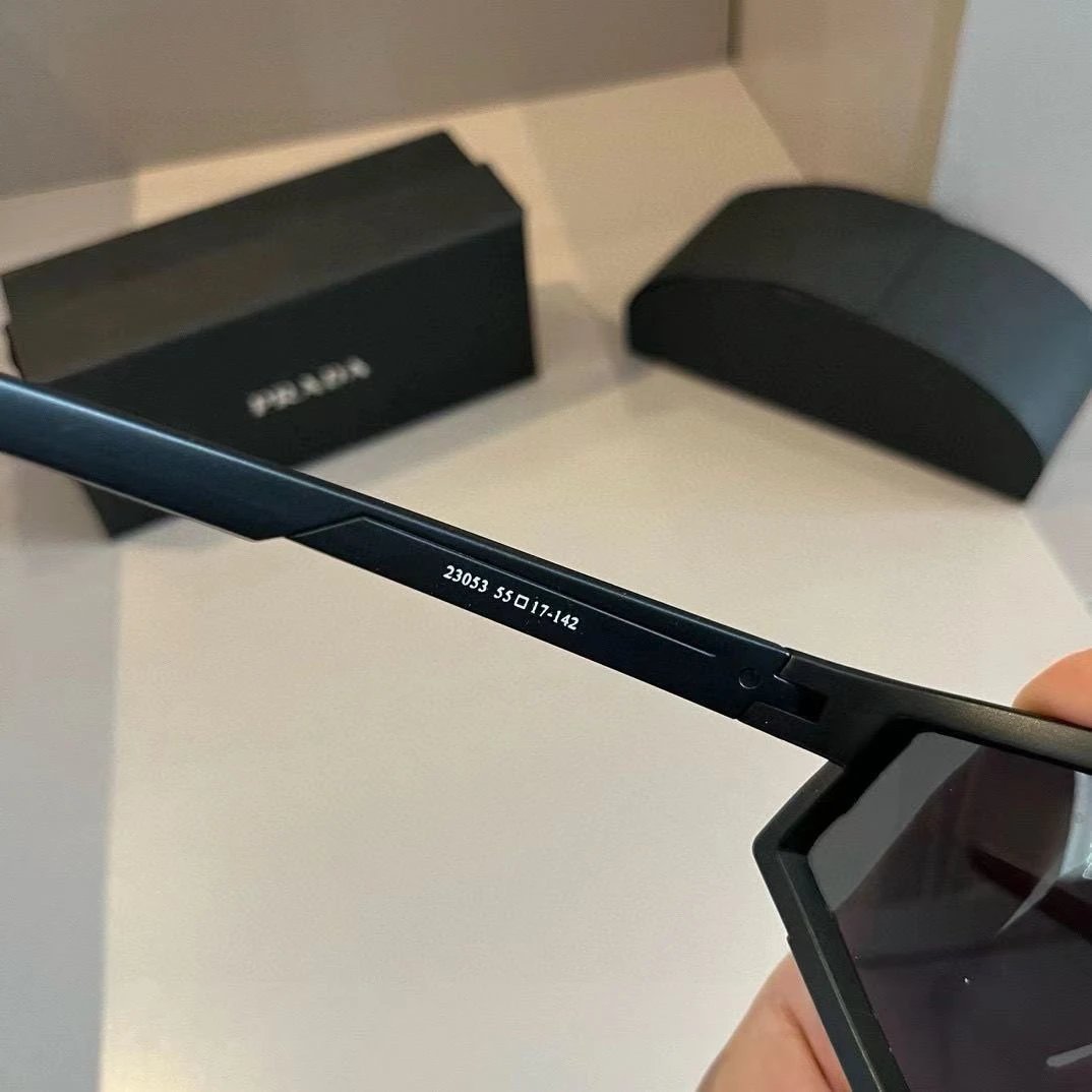 Prada Shield Sunglasses Black - 6