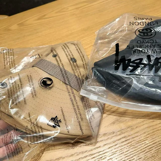 Stüssy Hats Wide-Brim Bucket Hat with Adjustable Webbing Band product detail image 5