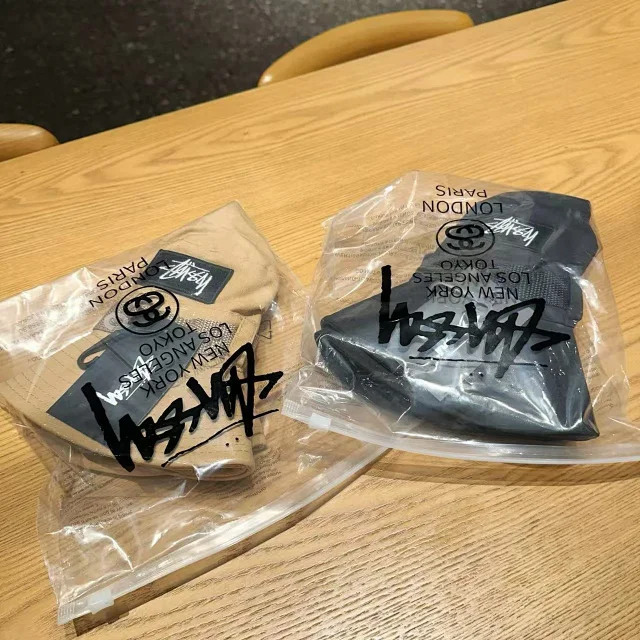 Stüssy Hats Wide-Brim Bucket Hat with Adjustable Webbing Band product detail image 4