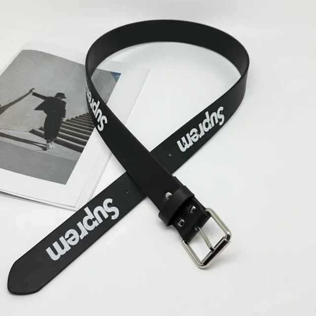 Suprem Belts Logo Print Buckle Belt product detail image 5