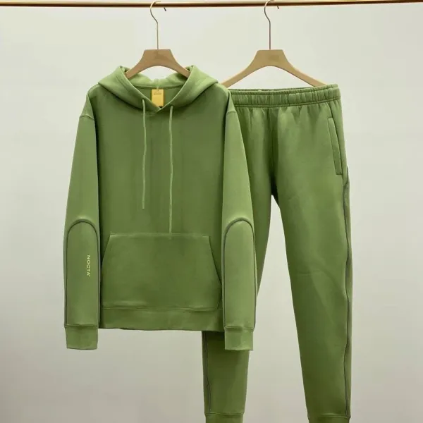 NOOTK Green Oversized Hoodie and Jogger Set - 1