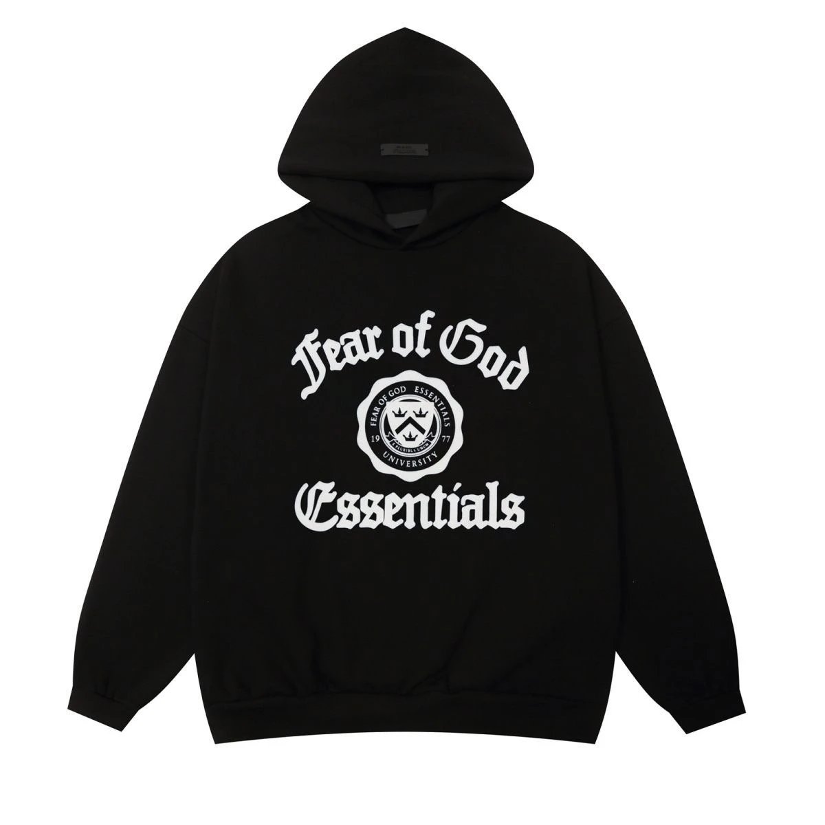 Fear of God Essentials University Hoodie Black - 3