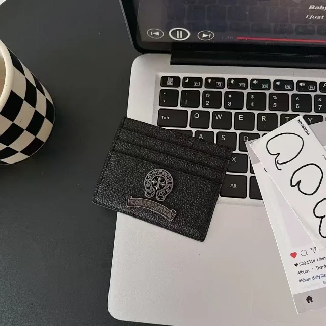 Chrome Hearts Wallets & Card Holders Leather Holder with Cross Hardware product detail image 6