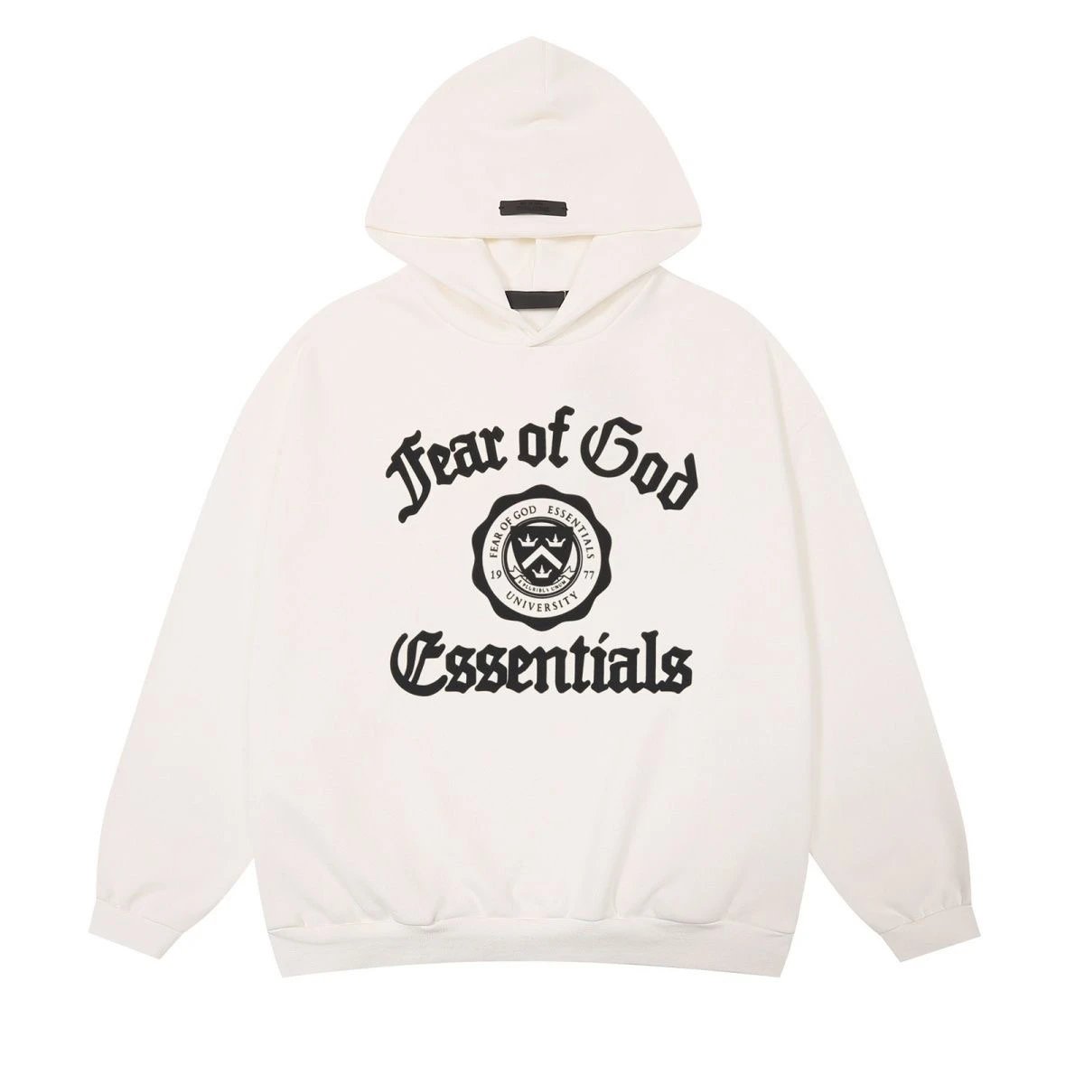 Fear of God Essentials University Hoodie Black - 5