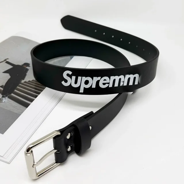 Suprem Belts Logo Print Buckle Belt product detail image 4