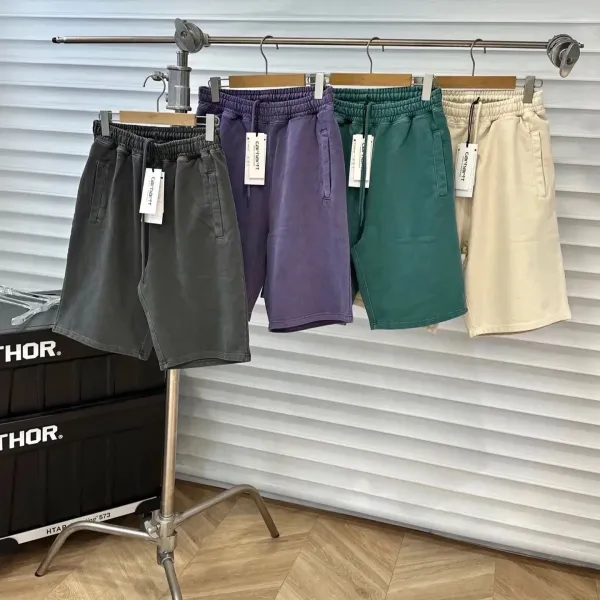Carhartt WIP Sweat Shorts Purple - 3