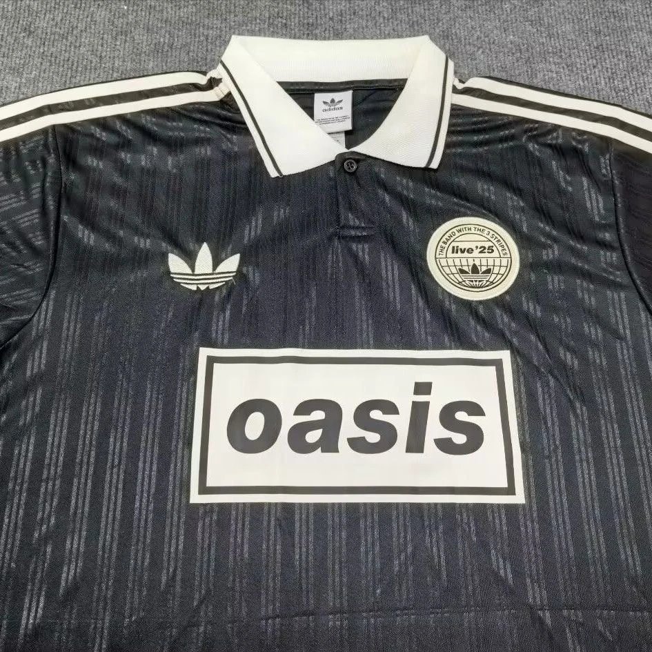 Adidas Originals x Oasis Live '95 Polo Shirt White/Navy - 7