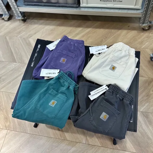 Carhartt WIP Sweat Shorts Purple - 4