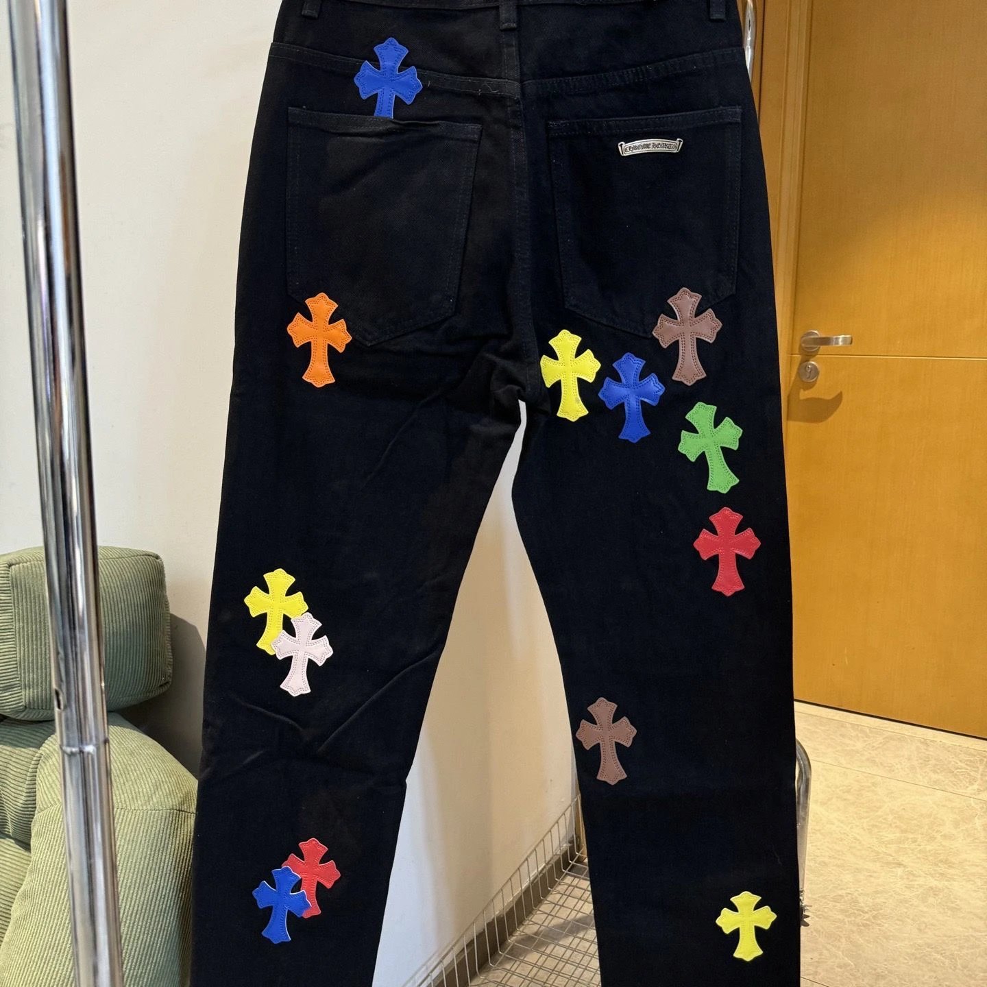 Jeans with Cross Design photo 8