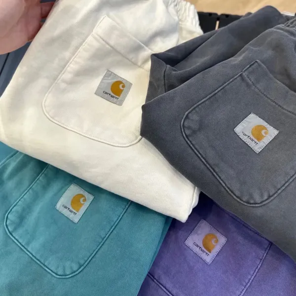 Carhartt WIP Sweat Shorts Purple - 7
