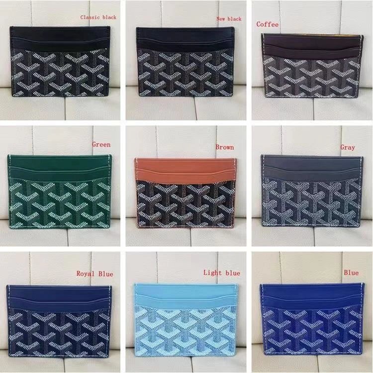 Goyard Saint Sulpice Card Holder Brown and Black - 4