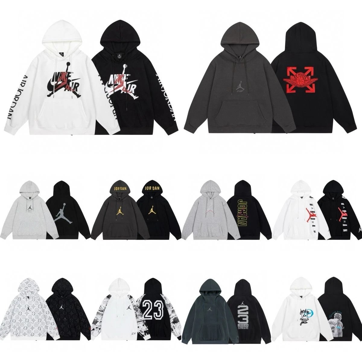 Air Jordan Lightning Bolt Hoodie Black - 3