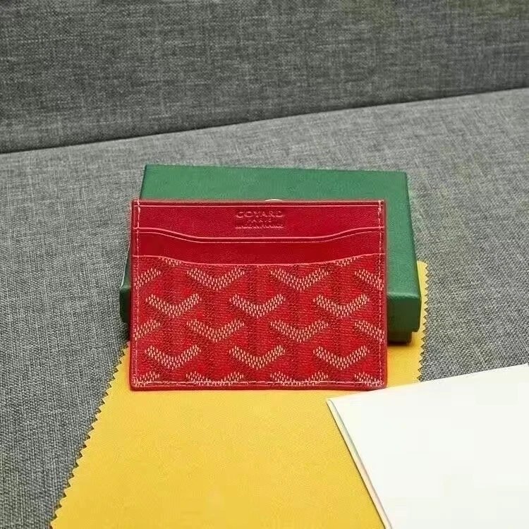 Goyard Wallets & Card Holders Saint Sulpice Holder — Jujube Red