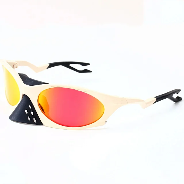 Unbranded Eyewear Wraparound mirrored sunglasses product detail image 14