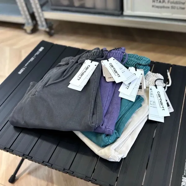 Carhartt WIP Sweat Shorts Purple - 6