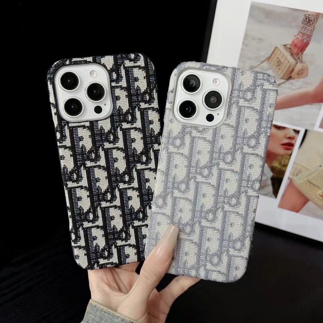 Dior Oblique Denim Blue Phone Case - 6