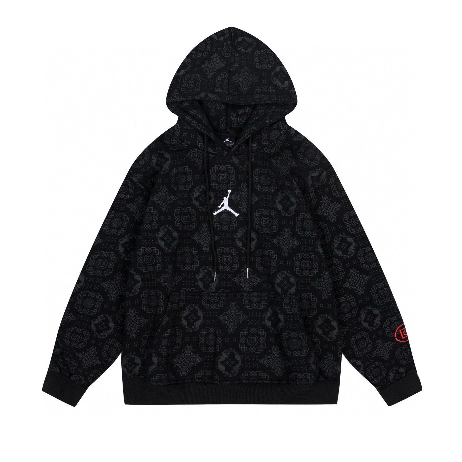 Air Jordan Lightning Bolt Hoodie Black - 13