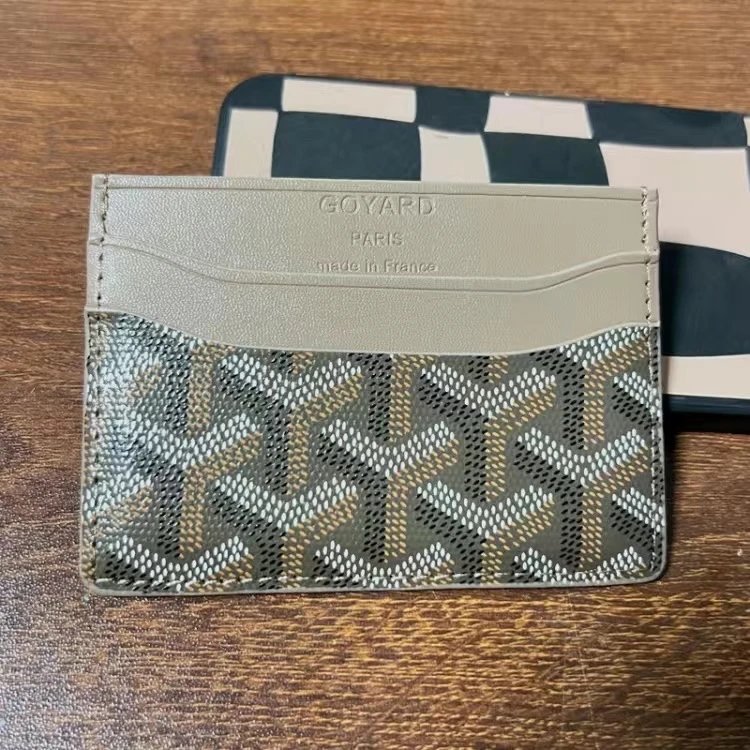 Goyard Wallets & Card Holders Saint Sulpice Holder — Coffee Brown