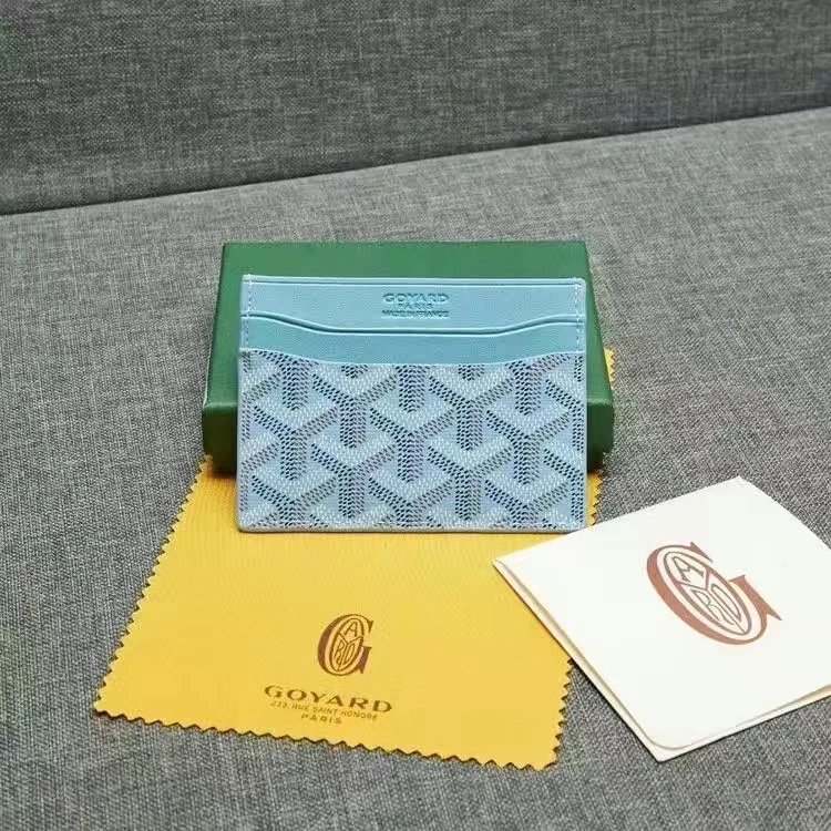 Goyard Wallets & Card Holders Saint Sulpice Holder — Sky Blue