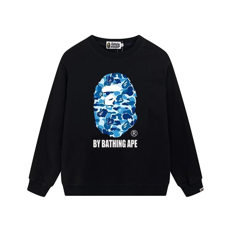 A Bathing Ape Camo Ape Head Black Hoodie - 9