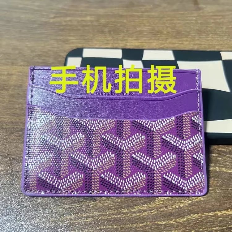 Goyard Wallets & Card Holders Saint Sulpice Holder — Purple