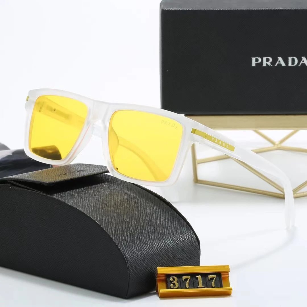Prada PS 05US White Polarized Sunglasses - 4