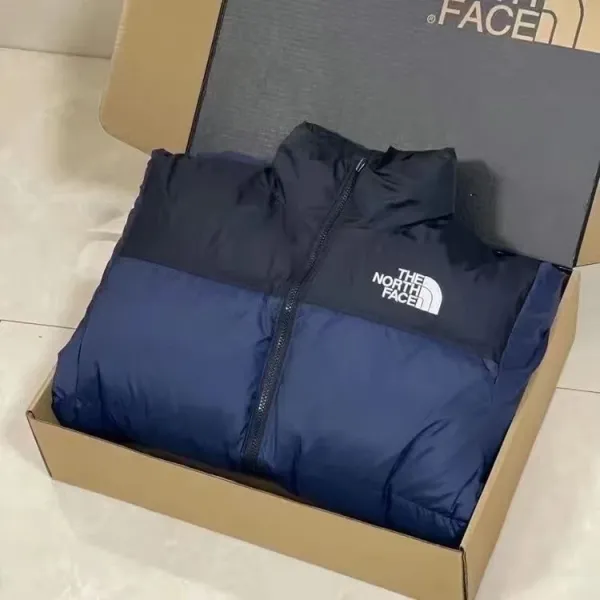 The North Face Nuptse Jacket Navy Blue Down Jacket - 1