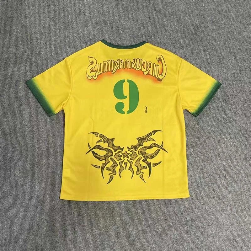 Colombia National Team Inspired Jersey Blue and Yellow - 12