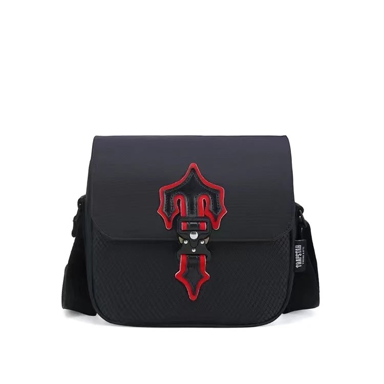 Black with a red label