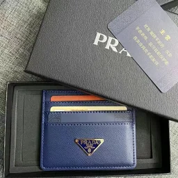 thumbnail for Leather postcard holder for cards