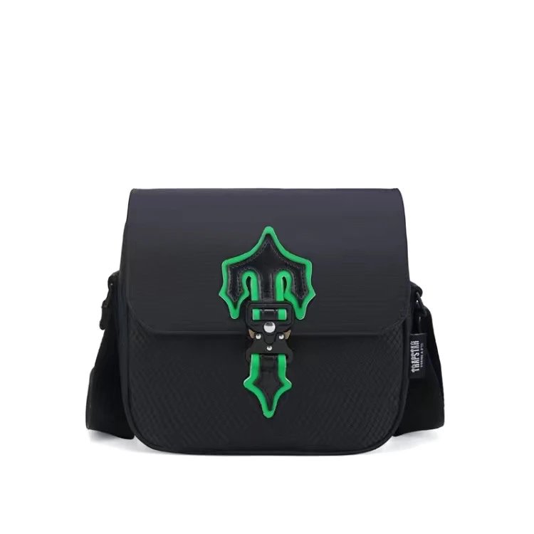 Black with a green label