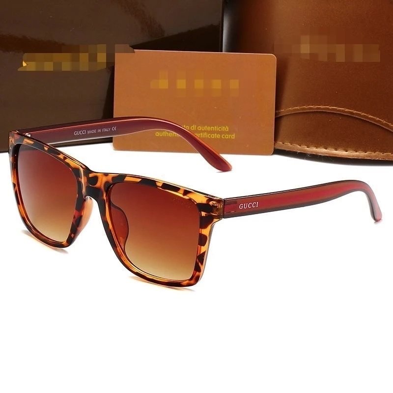 Gucci Eyewear Square sunglasses with striped temples product image