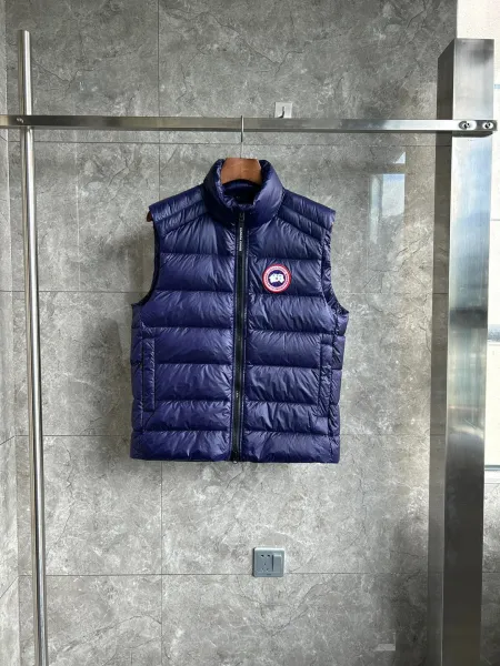 Canada Goose Puffer Vest Blue Marble Print Vest - 5