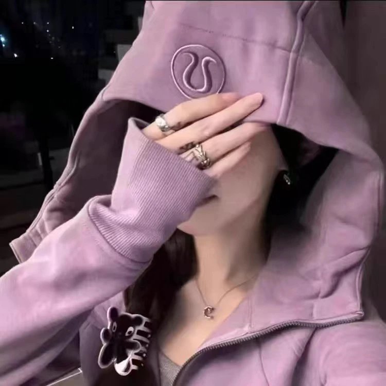 Lululemon Scuba Hoodie Lavender Purple Hoodie - 5