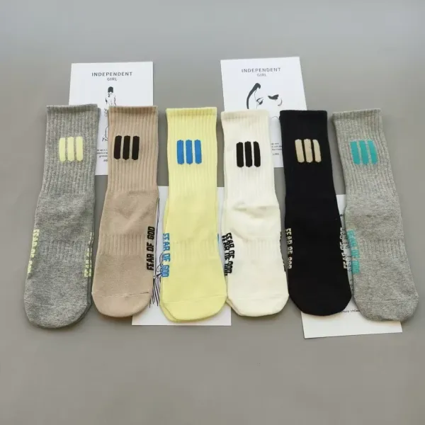 Fear of God Three-Stripe Yellow Socks - 2