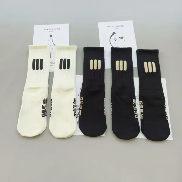 Fear of God Three-Stripe Yellow Socks - 6