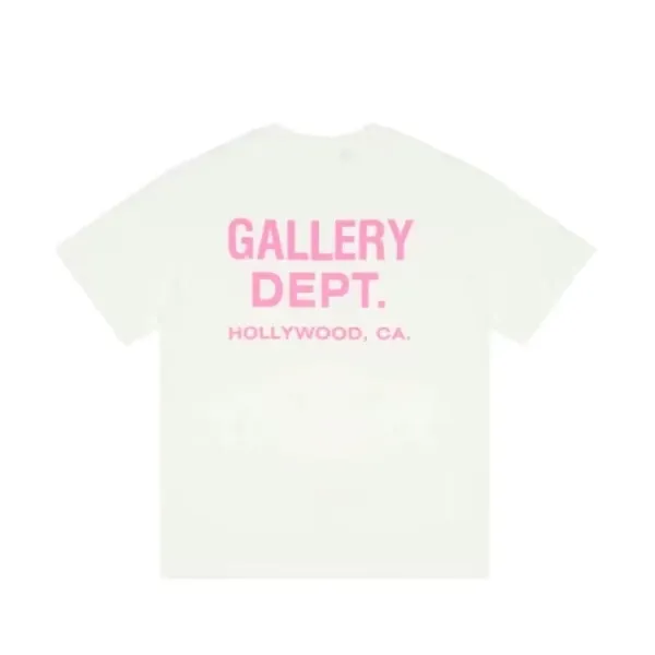 Gallery Dept. Hollywood CA Pink Print T-Shirt - 1