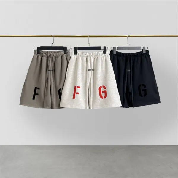 Fear of God Essentials F / G Logo Shorts Gray - 2