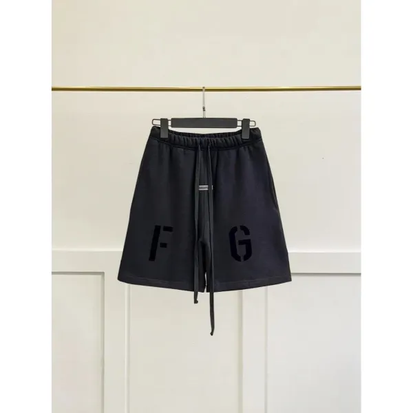Fear of God Essentials FOG Logo Shorts Black - 1